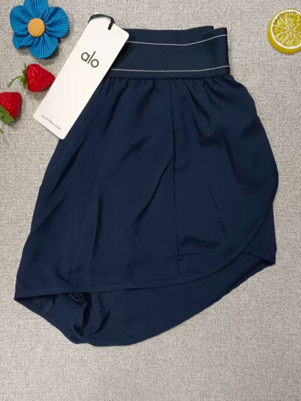 Navy Blue | ALO Yoga Match Point Short,Loose Fit,Built-In Liner,Everyday👧 - Picture 5 of 6